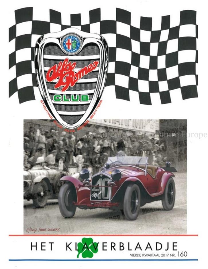 2017 ALFA ROMEO CLUB HET KLAVERBLAADJE 160 NEDERLANDS, Livres, Autos | Brochures & Magazines