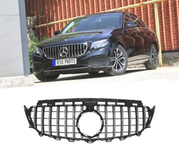 CALANDRE MERCEDES W213 16-19 AMG GTR NOIR CHROMÉ, Verzenden
