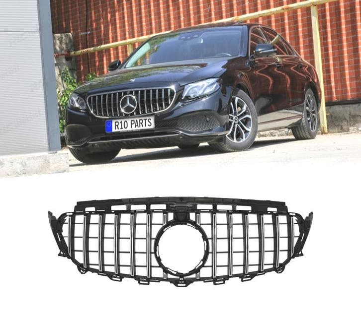 CALANDRE MERCEDES W213 16-19 AMG GTR NOIR CHROMÉ, Auto-onderdelen, Carrosserie, Verzenden