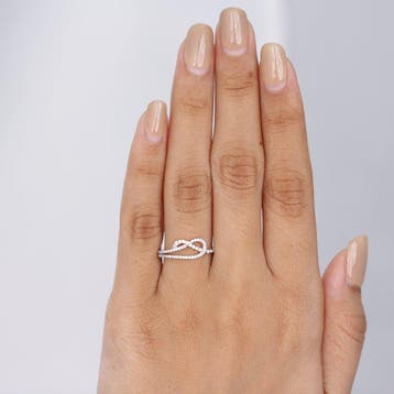 Ring - 18 karaat Geel goud - 0.24ct. tw. Diamant, Nieuw