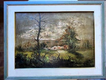 Garzia Fioresi (1888-1968), Attrib. - Paesaggio della