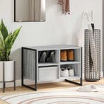 vidaXL Schoenenkast Grijs Sonoma 60 x 35 x 44 cm Bewerkt, Verzenden