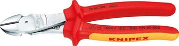 Knipex Krachtzijkniptang 200mm VDE-Getest Tot 1000V, Verzenden, Nieuw