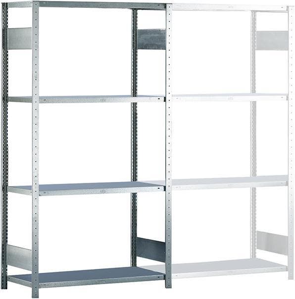 Meta clip legbordstelling 250x100x50cm (230kg per legbord), Zakelijke goederen, Kantoor en Winkelinrichting | Magazijn, Stelling en Opslag