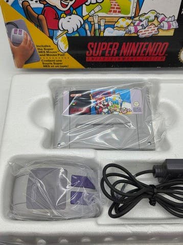 Nintendo - Snes - Super Mario Paint - First edition FAH, Games en Spelcomputers, Nieuw