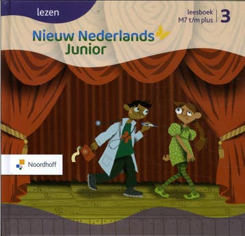 Nieuw Nederlands Junior lezen / deel 3 leesboek M7 t/m plus, Boeken, Verzenden, Zo goed als nieuw