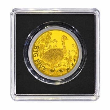 Tsjaad. 5000 Francs 1/200 oz 999 Fine Gold 5000 CFA Francs, Postzegels en Munten