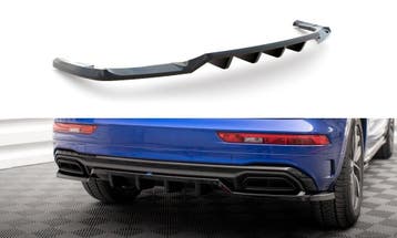Rear Splitter (with vertical bars) voor Audi Q5 FY Facelift, Ophalen of Verzenden
