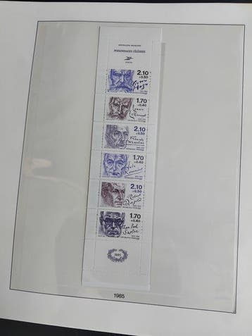 Frankrijk 1984/1989 - Ultieme complete collectie in, Gestempeld