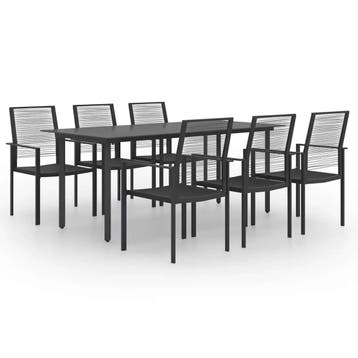 vidaXL 7-delige Tuinset, Tuin en Terras, Verzenden, Nieuw, Tuinset