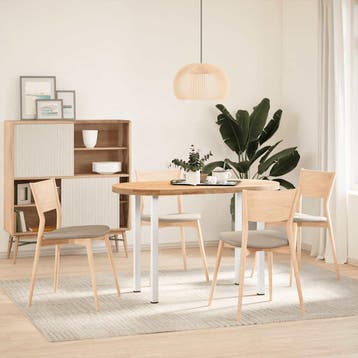 vidaXL Console tafelpoten 4 st 72-74 cm staal wit, Maison & Meubles, Verzenden
