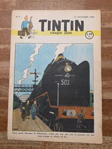 Tintin n°9; n°3; n°43; n°12; n°13; n°19; n°39; n°52 - Tintin, Livres