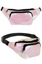 Heuptasje Slangeleer Print Wit, Verzenden