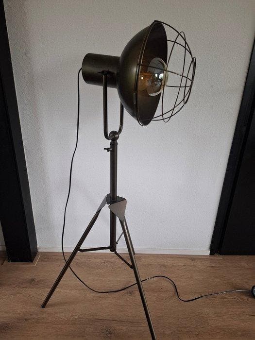 Staande lamp - Metaal - Driepoots, Antiquités & Art, Art | Objets design