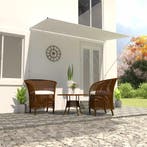 vidaXL Luifel uittrekbaar 350x150 cm crème, Tuin en Terras, Zonneschermen, Verzenden, Nieuw