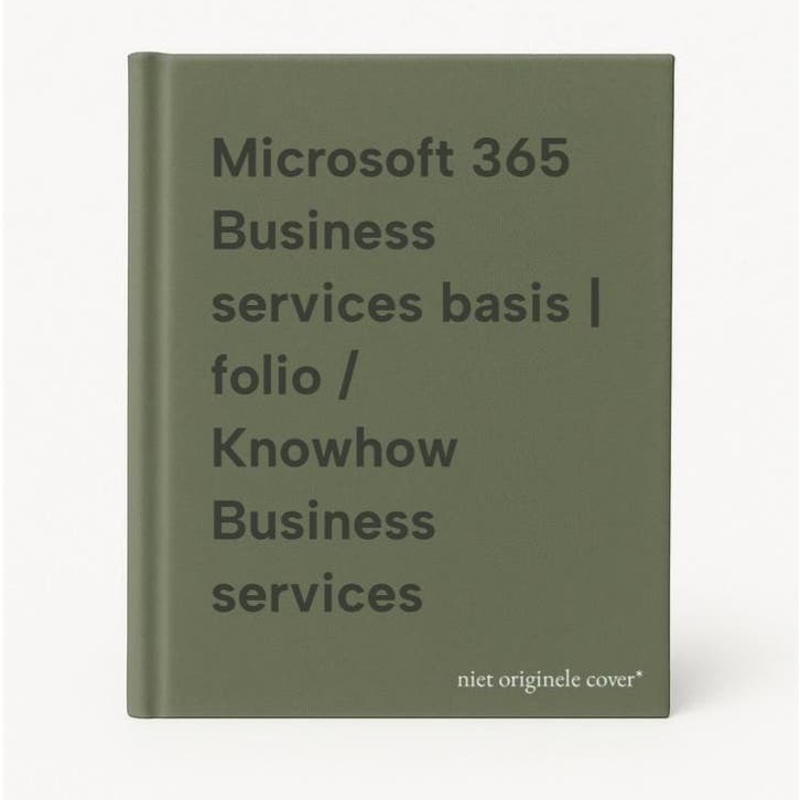 Microsoft 365 Business services basis | folio / Knowhow, Boeken, Schoolboeken, Zo goed als nieuw, Verzenden