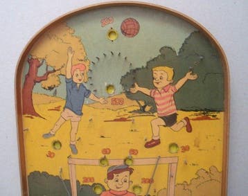 Rally - Voetbal - - Jouet Knikkerspellen - 1960-1970 -