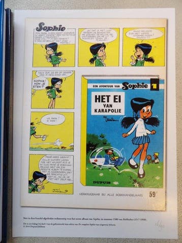 De Complete Sophie 1 luxe hc met stofomslag + prent - Van, Livres