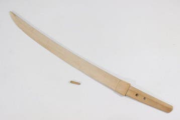 Katana - Koper, Geforgeerd ijzer - C5-984 Katana Shirosaya,