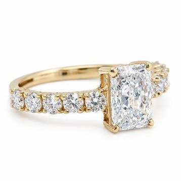 Zonder minimumprijs - Ring - 14 karaat Geel goud - 2.31ct.