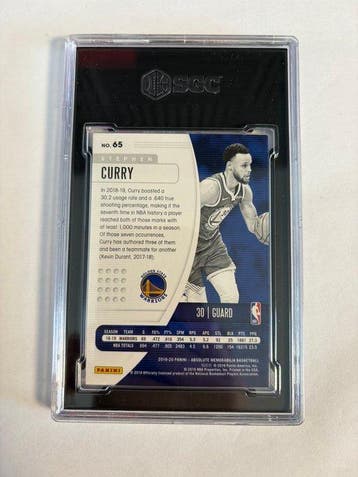2019/20 Panini Absolute Memorabilia Stephen Curry 65
