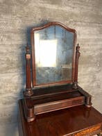 Miroir de table - acajou - Miroir de toilette antique - H :