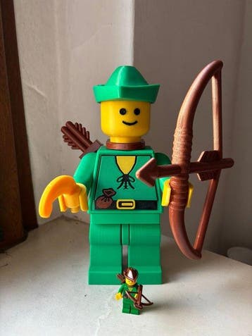 Lego MOC (My own creation) - Forestmen, Castle - 6054
