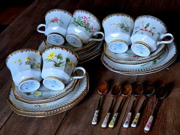 Koffieservies (22) - Been - Flora Alpina Scandinavia