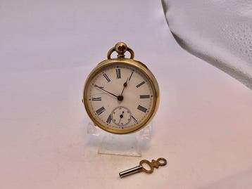 Ancora Inglese . 1880 . Cassa ottone . Chiavetta . Stile