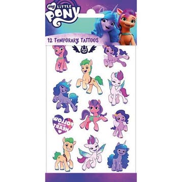 My Little Pony Tattoos 12st, Verzenden