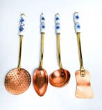 Serveergerei - Koper, Keramiek - 1950-1960