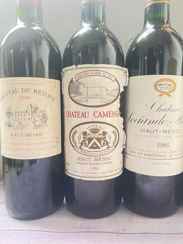 1996 Château du Retout 1986 x 2 Château Camensac, Château