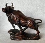 Statue, Stier - 19.5 cm - Bronze, Antiek en Kunst