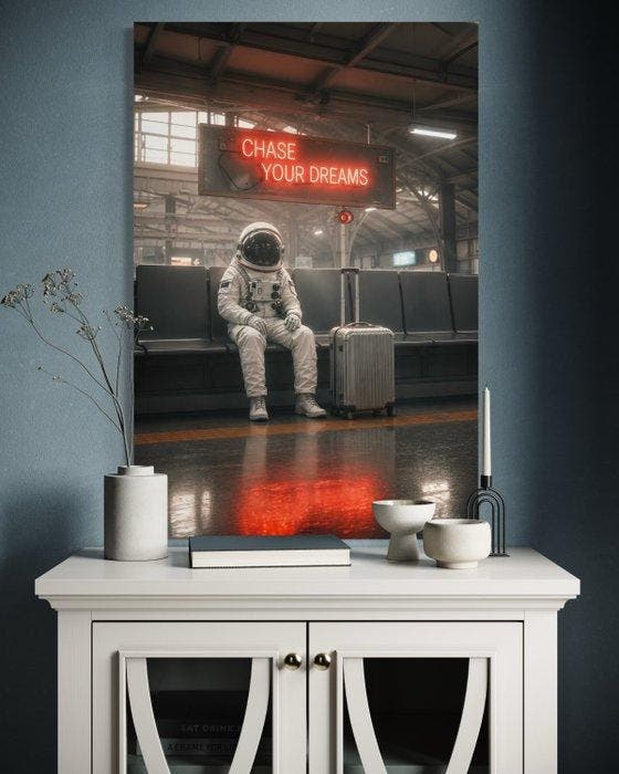 Rudy barret - Chase Your Dreams - XL, Antiquités & Art, Art | Objets design