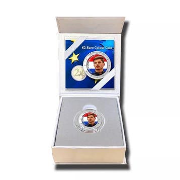 Europa. 2 Euro ND Max Verstappen (colored by private mint)
