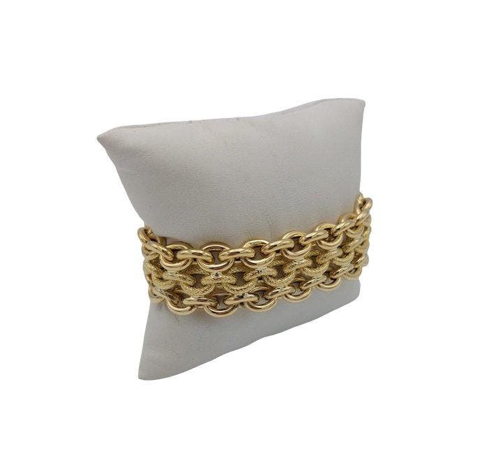 Armband - 18 karaat Geel goud, Handtassen en Accessoires, Armbanden