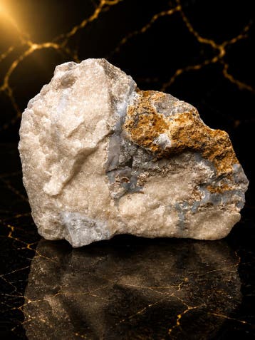 Natural Rough Chalcedony with Druzy Quartz – 114 g – 6.9 cm, Handtassen en Accessoires, Verzenden, Nieuw