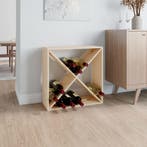 vidaXL Wijnkast 62x25x62 cm massief grenenhout, Verzenden