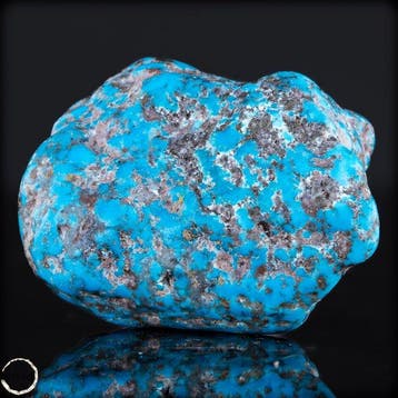Natuurlijke turkoois nugget – Zeldzame, intens blauwe