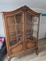 Vitrinekast - Chippendale-stijl - Walnoot