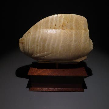 Oud-Egyptisch Albast Canopic jar, Cosmetisch vaasje in de, Verzamelen