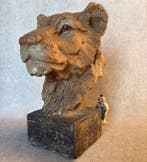 Beeld, Leeuwin (Zonder Minimumprijs) - 33.5 cm - Polystone