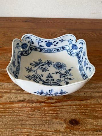 Meissen Teichert - Schaal - Porselein - Zwiebelmuster, Antiek en Kunst