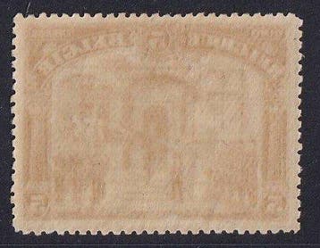 België 1918 - Rode Kruis 5F+5F Bruin - POSTFRIS - OBP/COB, Gestempeld