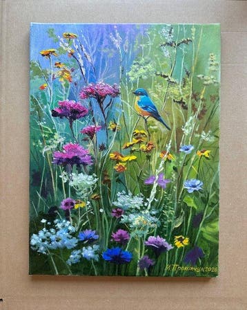 Marin Prokopchuk (XX) - Fragrant herbs, Antiek en Kunst