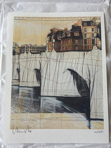 Christo & Jeanne-Claude (1935-2020) - The Pont Neuf Wrapped