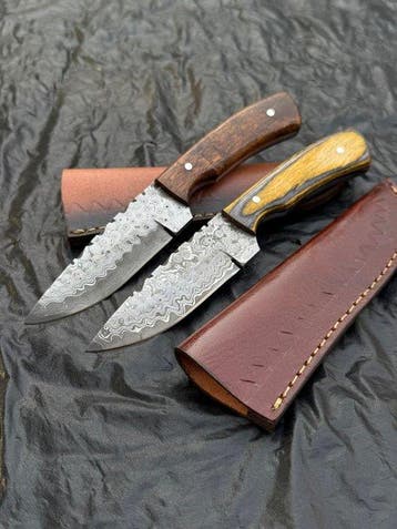 Keukenmes - Japans mes. Handgemaakt keukenmes. Damascus