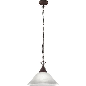 LED Hanglamp Trion Kantra - Roestkleur, Aluminium, E27 fitti, Verzenden, Nieuw