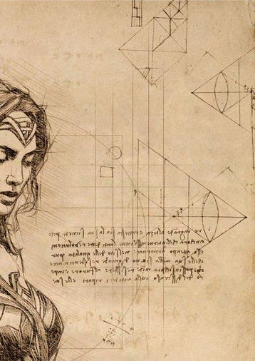 Boriani - Wonder Woman, Da Vinci Series - limited edition, Nieuw
