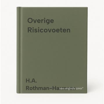 Overige Risicovoeten 9789082852264 H.A. Rothman-Harmsen, Verzenden, H.A. Rothman-Harmsen
